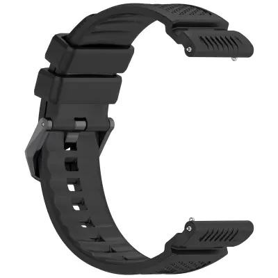 Ticwatch Atlas 24 mm silikonski pašček - uradna zamenjava Black