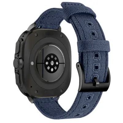 Samsung Galaxy Watch 7 Ultra Canvas Sport Strap Blue+Black