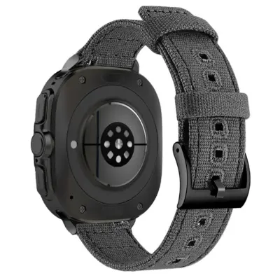 Samsung Galaxy Watch 7 Ultra Canvas Sport Strap Grey+Black