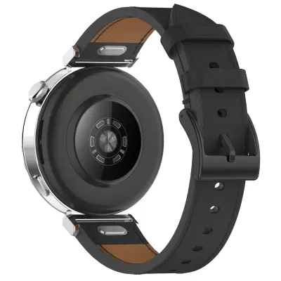 Premium Usnjeni Pašček za Ure Huawei & Honor Black 20 mm