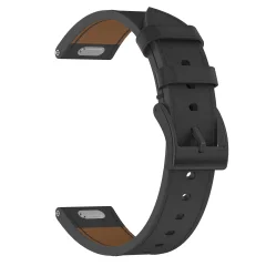 Premium Usnjeni Pašček za Ure Huawei & Honor Black 20 mm