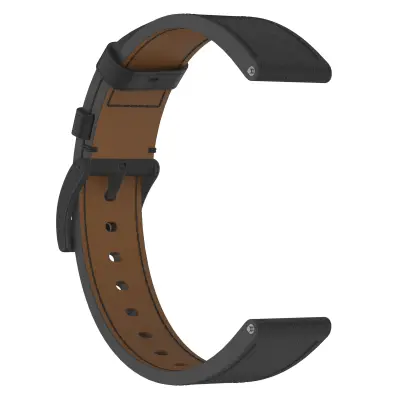 Premium Usnjeni Pašček za Ure Huawei & Honor Black 18 mm