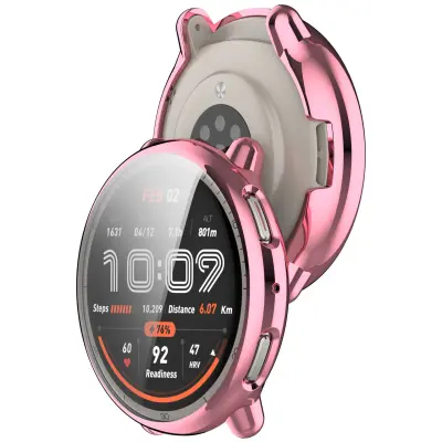 Galvansko prevlečeno ohišje iz TPU za Huami Amazfit Active2 Pink