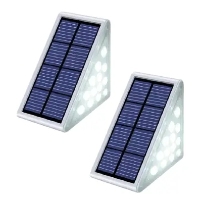 Solarne svetilke za na prostem, Vrtna razsvetljava, Solarne talne luči , Solarne luči za vrt (2 kosa) | LUMOSTEP