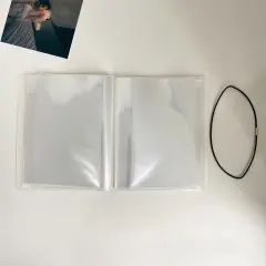 Navpični foto album - prozoren PVC spominski album  6 palcev