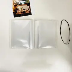Navpični foto album - prozoren PVC spominski album  5 palcev