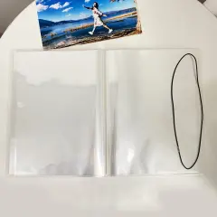 Navpični foto album - prozoren PVC spominski album  9 palcev