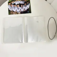Navpični foto album - prozoren PVC spominski album  8 palcev