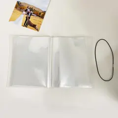 Navpični foto album - prozoren PVC spominski album  7 palcev