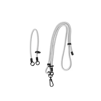 Siva Vrvica - Križni Trak z Dvojno Sponko