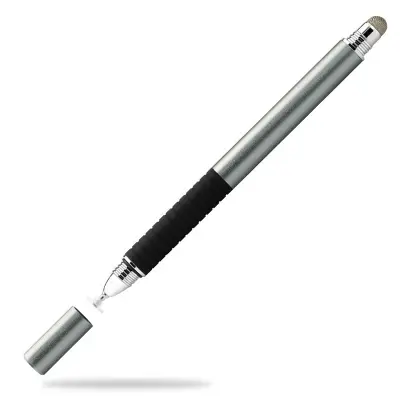 2-v-1 Kapacitivno Pisalo s Konico iz Blaga in Sesalnim Pokrovčkom