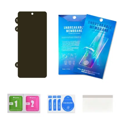 Zaščitna folija za zaslon Huawei, kaljeno steklo proti vohunjenju   Model 1