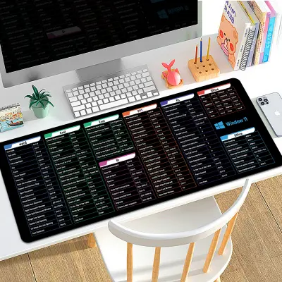 Angleška podloga za miško s bližnjicami - Povečana produktivnost  S Model 2