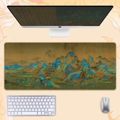 Podloga za mizo v kitajskem slogu - vodoodporna podloga za igralno miško  M