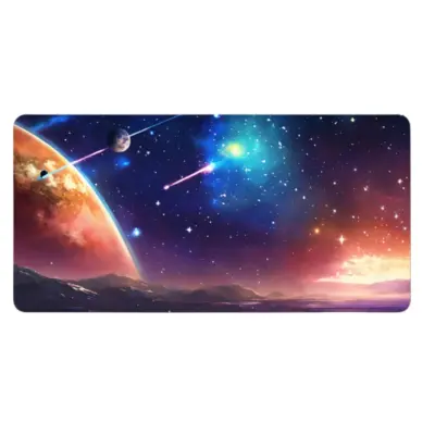 Nedrseča abstraktna gumijasta podloga za miško z motivom pokrajine  L Model 2