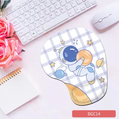Ergonomska podloga za miško z oporo za zapestje - udobna in nedrseča Multicolor5