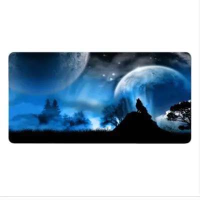 Nedrseča abstraktna gumijasta podloga za miško z motivom pokrajine  L Model 3