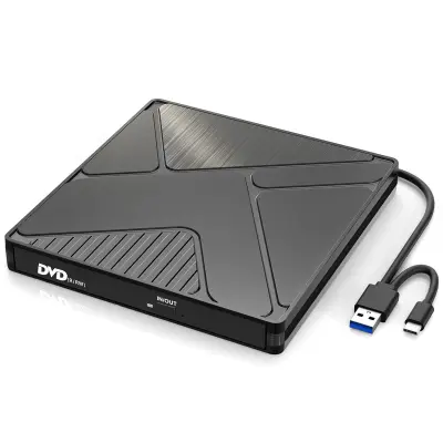 Zapisovalnik DVD-jev USB 3.0 - w/Type-C (zunanji optični pogon)