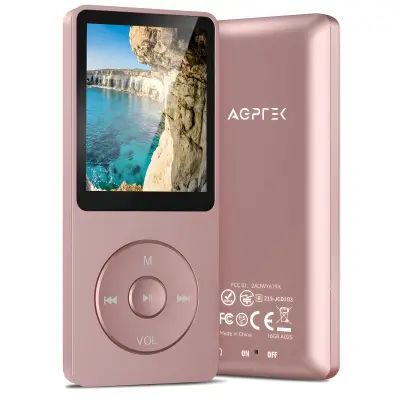 16GB+128GB MP3 predvajalnik - razširljiv pomnilnik (roza)