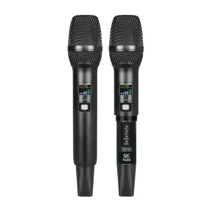 Brezžični komplet mikrofonov, UHF dvokanalni mikrofonski sistem