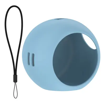 Punirunes Mehka Silikonska Zaščitna Torbica za Elektronske Igrače za Hišne Ljubljenčke Blue