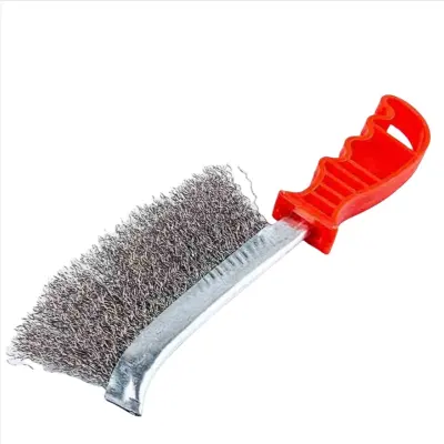 Ščetka in strgalo za žar iz nerjavečega jekla - Težka čistilna ščetka za peko na žaru Silver