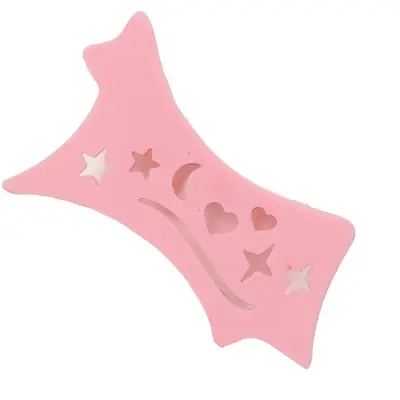 Silikonski čopič za senčila - enostaven nanos senčil Pink