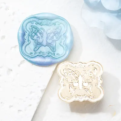 Žig za vosek z motivom metulja   A