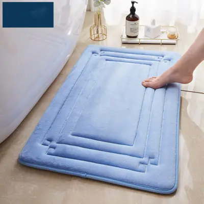 Vpojna kopalniška predpražnik Blue