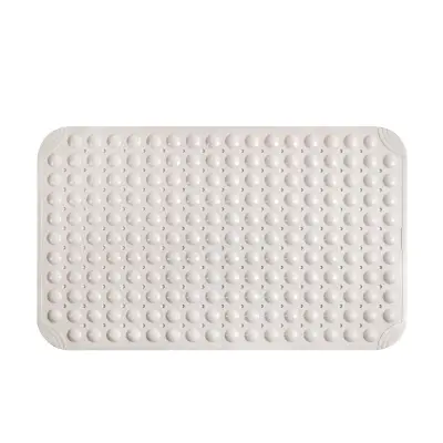 Nedrseča kopalna podloga, teksturirana TPE podloga za tuš kabino White  C