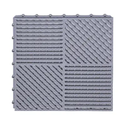 12-pack nedrsečih kopalniških preprog LightGrey