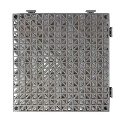 12-delni komplet nedrsečih podlog za kuhinjsko korito z odtokom, debeline 1,4 cm Grey