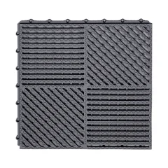 12-pack nedrsečih kopalniških preprog DarkGrey