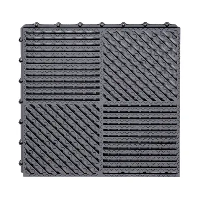 12-pack nedrsečih kopalniških preprog DarkGrey