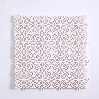 12-delni komplet odcednih podlog s snežinko White