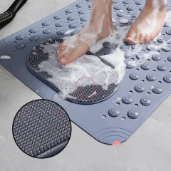 Protizdrsna kopalna podloga, PVC kopalniška podloga DarkGrey M