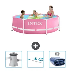 INTEX okrogel Nadzemni bazen 
  - 244x76 cm + Dodatki CB81