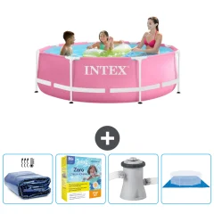 INTEX okrogel Nadzemni bazen 
  - 244x76 cm + Dodatki CB8