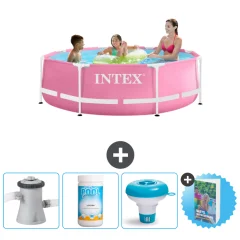 INTEX okrogel Nadzemni bazen 
  - 244x76 cm + Dodatki CB120