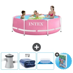 INTEX okrogel Nadzemni bazen 
  - 244x76 cm + Dodatki CB117