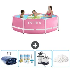 INTEX okrogel Nadzemni bazen 
  - 244x76 cm + Dodatki CB63