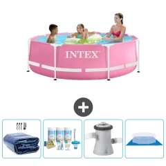 INTEX okrogel Nadzemni bazen 
  - 244x76 cm + Dodatki CB1