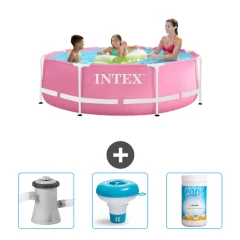 INTEX okrogel Nadzemni bazen 
  - 244x76 cm + Dodatki CB77
