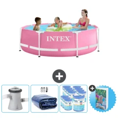 INTEX okrogel Nadzemni bazen 
  - 244x76 cm + Dodatki CB127