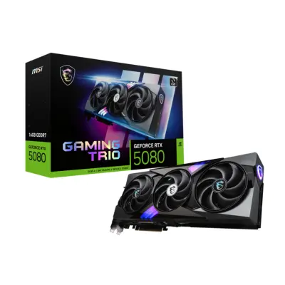 Grafična kartica nVidia RTX5080 MSI Gaming Trio OC - 16GB GDDR7 (V531-005R)