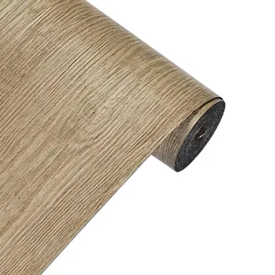 Samolepilna lesena folija, Lepilna folija za pohištvo z videzom lesa (300x40cm) | DURAWOOD svetlo rjava