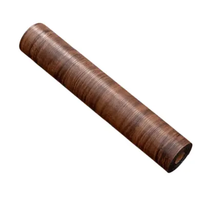 Samolepilna lesena folija, Lepilna folija za pohištvo z videzom lesa (300x40cm) | DURAWOOD temno rjava
