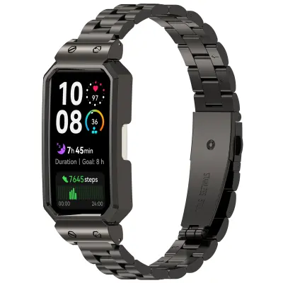Nerjaveče jeklo pašček za Huawei Band 10/9/8 Silver