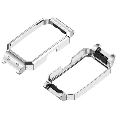 Kovinsko zaščitno ohišje iz cinkove zlitine za Huawei Band 10/9/8 Silver