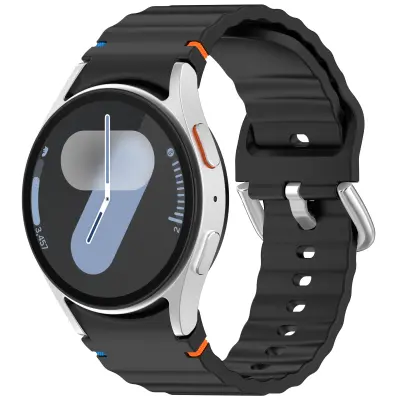 Samsung Watch 7 Wave pašček - srebrna zaponka (odporna proti bledenju)